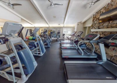 Fitness Center Features Treadmills & Other Cardio Equipments