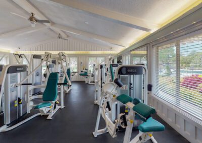 Fitness Center With Variety Of Strength Training Machines