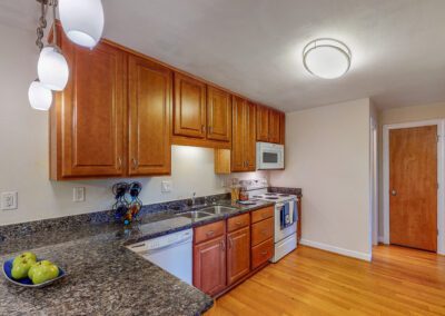 Kitchen Featuring Cabinets & Countertops