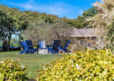 Peaceful Outdoor Seating Area